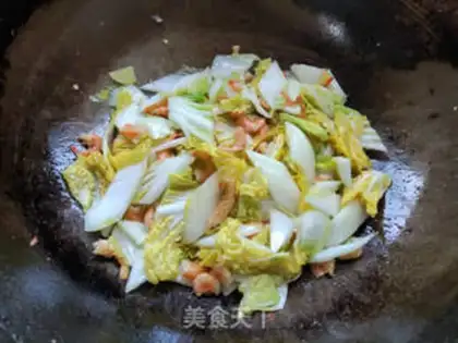Make Shrimp sauerkraut step 5