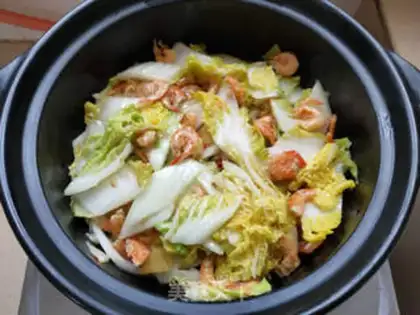 Make Shrimp sauerkraut step 6