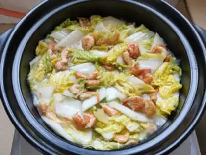 Make Shrimp sauerkraut step 7