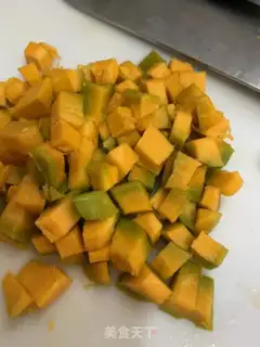 Make Pumpkin rice step 3