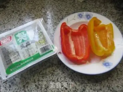 Make The pepper burns the tofu step 0