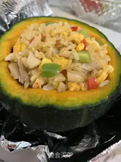 Make Pumpkin rice step 11