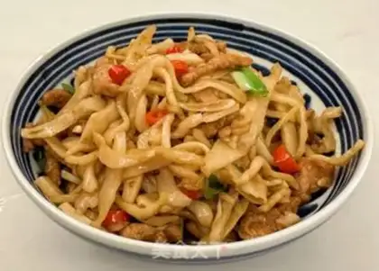 Make The rice is fried meat step 8