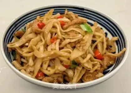 Make The rice is fried meat step 9