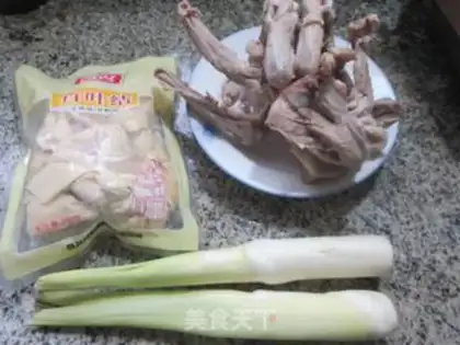 Make White leaves, duck cranium step 0