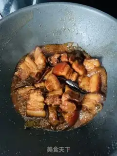 Make Red sugar, red meat step 4