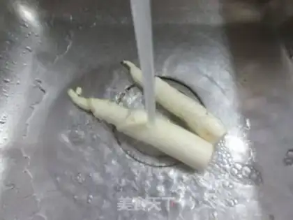 Make White leaves, duck cranium step 1