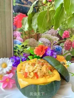 Make Pumpkin rice step 16