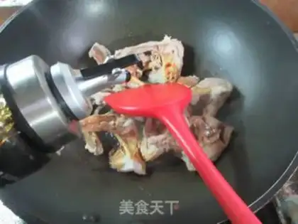 Make White leaves, duck cranium step 6