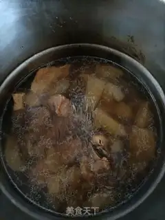Make Sheep belly apple bone soup step 4