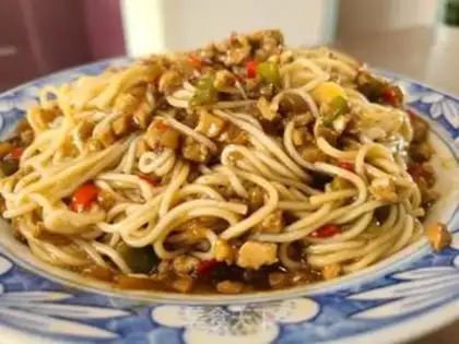 Make Cheese sauce for noodles step 11