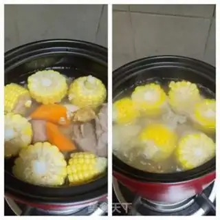Make Chelsea corn and pork soup step 5