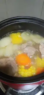 Make Chelsea corn and pork soup step 6