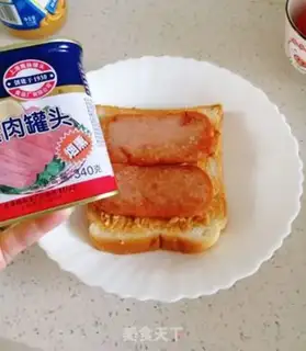 Make Crab roller egg sandwich step 2