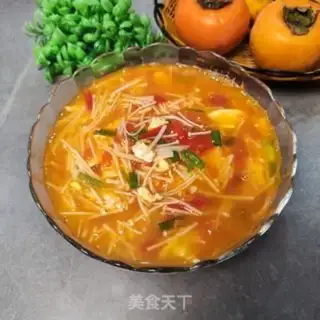 Make Tomato egg mushroom soup step 8