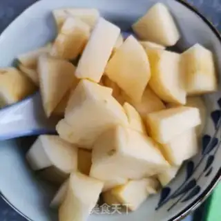 Make Apple rice porridge step 2