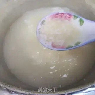 Make Apple rice porridge step 3
