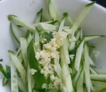 Make Dutch cucumber with chicken step 4