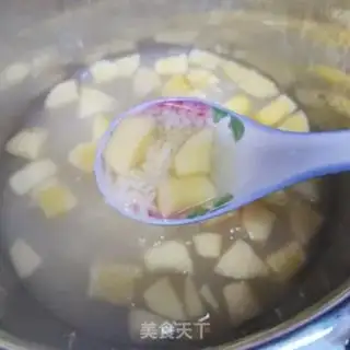 Make Apple rice porridge step 4