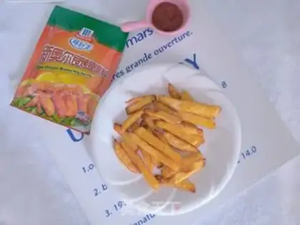 Make New Orleans fries step 5