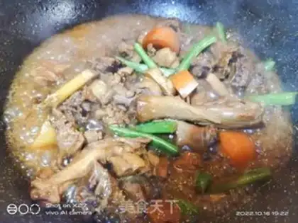 Make Four seasons of red bean roasted duck step 4