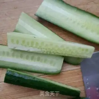 Make Meat-dried Dutch cucumber step 1