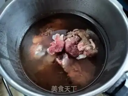 Make Tofu melon soup step 1