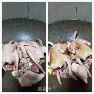 Make Ice plum sauce pigeons step 4