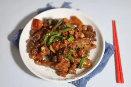 Make Four seasons of red bean roasted duck step 7