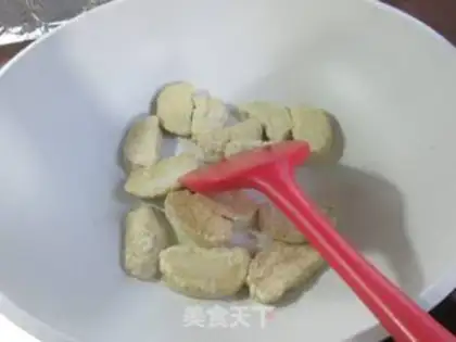 Make Soybeans, sour chicken step 3