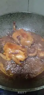 Make Ice plum sauce pigeons step 6