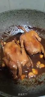 Make Ice plum sauce pigeons step 8