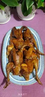 Make Ice plum sauce pigeons step 9