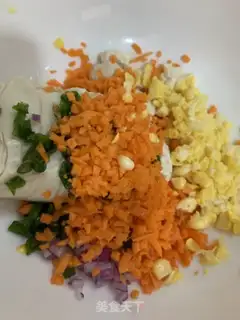 Make Small tofu vegetables step 1