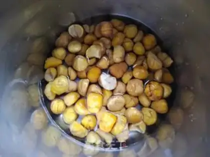 Make Chestnut souffle step 1