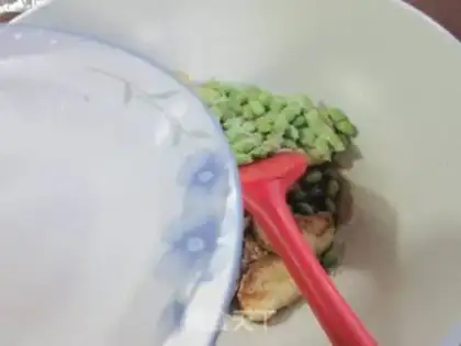 Make Soybeans, sour chicken step 7