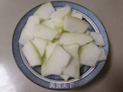 Make Shrimp peeled melons step 0