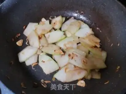 Make Shrimp peeled melons step 4