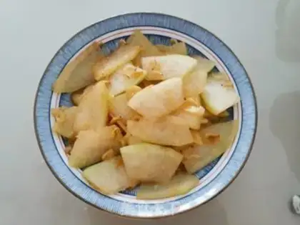Make Shrimp peeled melons step 5