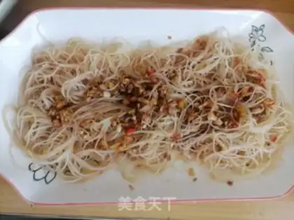 Make Garlic fan steamed shrimp step 7