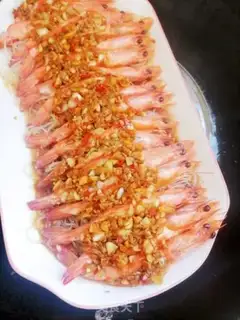Make Garlic fan steamed shrimp step 10