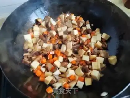 Make Potato mustard rice step 5