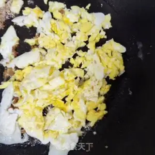 Make Eggs, meat, fried beans step 5