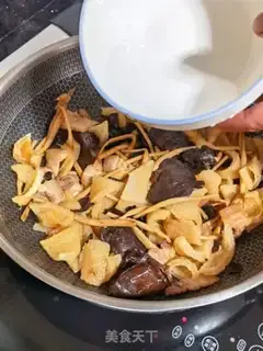 Make Pork-skinned yellow florist step 8