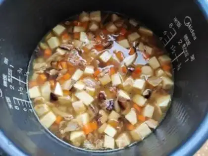 Make Potato mustard rice step 10