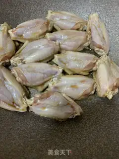 Make Orange sugar fried chicken wings step 5