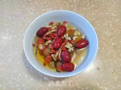 Make The pecan date soup step 1
