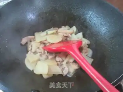 Make Chicken leg and radish step 13