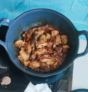 Make Chicken casserole with tacos step 7