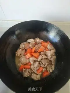 Make Yellow chicken step 4